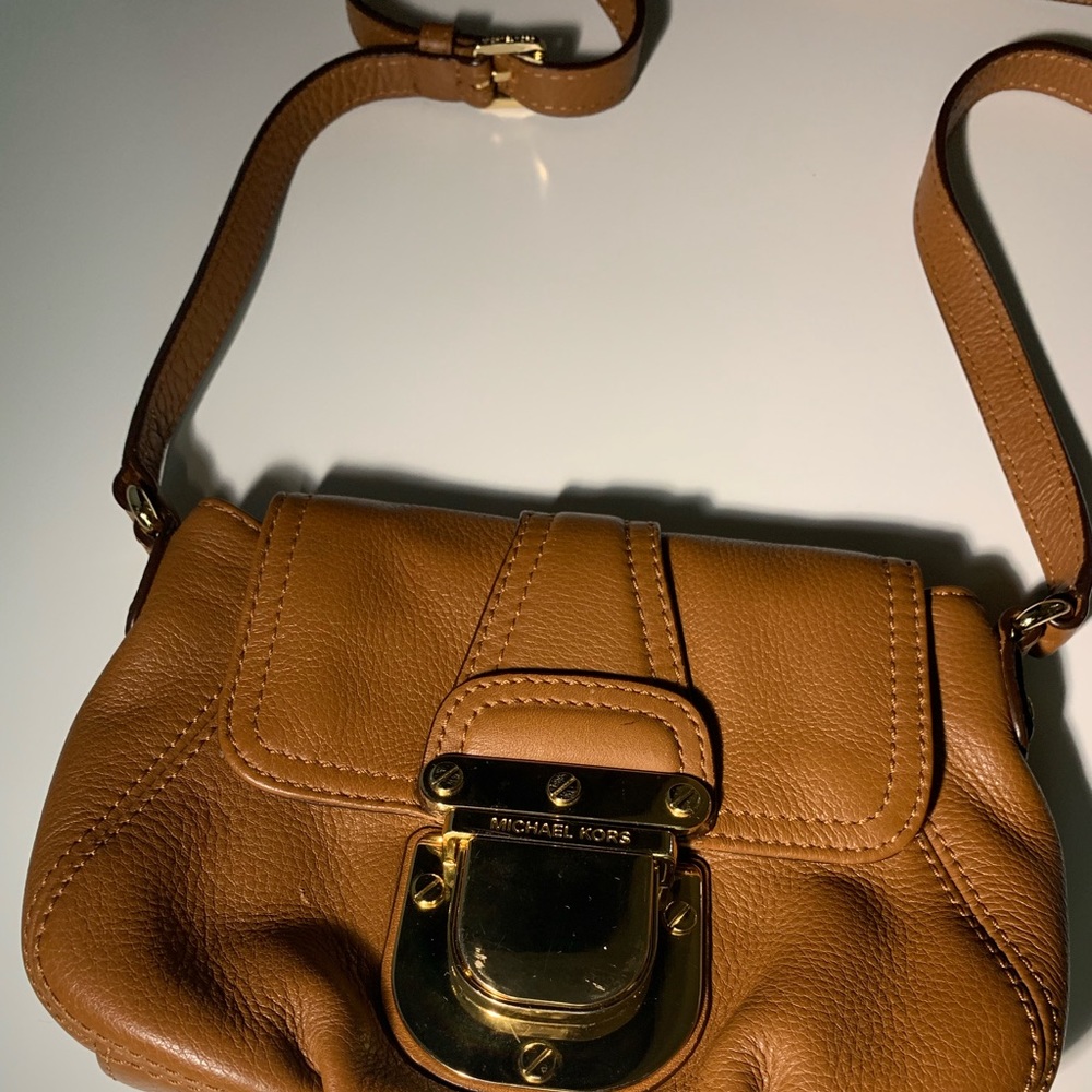 Brown Leather Michael Kors Purse